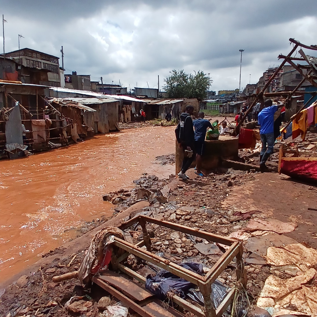 Figure 1: the devasting floods’ aftermath, Mathare. Source: author 2024.