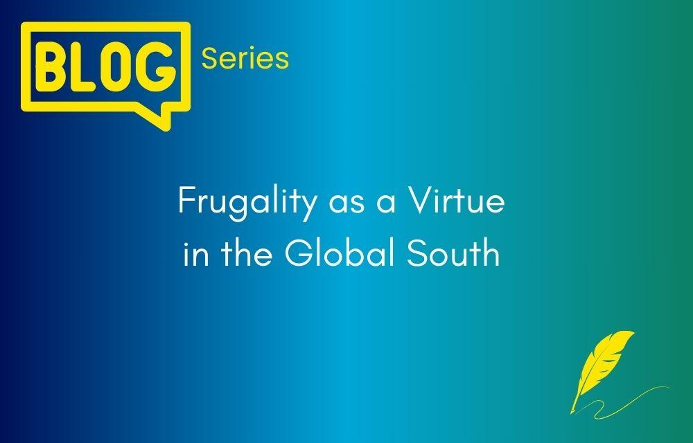 Blog series Frugality GS