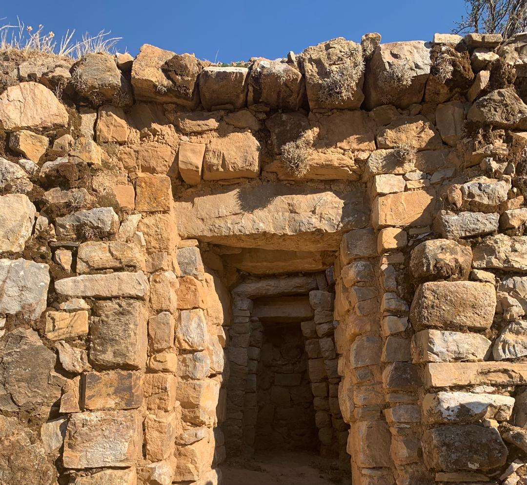 Ruins on the Bolivian side of Lake Titicaca