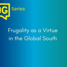 Frugality Global South Blog series image